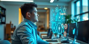AI enhancing a person's workflow.